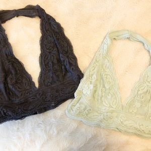 Charcoal & Mint “Urban Outfitters” Bralettes